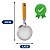 Peneira em Aço Inox e Cabo de Bambu 8,5cm Coar e Peneirar Ideal Para o Dia a Dia - Imagem 6