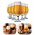 Jogo 6 Taças Copo de Vidro Para Cerveja Chopp Drinks 335ml Madrid Bar e Restaurantes - Imagem 1