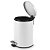 Lixeira Redonda 3 Litros Acabamento Matte Com Pedal Em Aço Inox Ideal Para Cozinha, Banheiro e Escritorio - Imagem 9