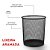 Lixeira 9 Litros Aramada Ideal Para Escritorio e Area de Serviço Premium Moderna e Elegante - Imagem 3