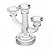 Castiçal Candelabro em Vidro Sodo-Calcico Para 3 Velas 15cm Wolff Ideal Para Aparador, Moveis Igrejas - Imagem 9