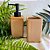 Conjunto Banheiro 2 Peças em Ceramica e Bambu Porta Sabonete e Porta Escova Premium Bege - Imagem 3