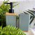 Conjunto Banheiro 2 Peças em Ceramica e Bambu Porta Sabonete e Porta Escova Premium Cinza - Imagem 3