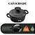 Mini Caçarola 300ml de Ferro Fundido Serve Todos os Fogões e Forno Ideal Para Guarnição e Restaurantes - Imagem 8