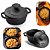 Mini Caçarola 300ml de Ferro Fundido Serve Todos os Fogões e Forno Ideal Para Guarnição e Restaurantes - Imagem 1