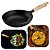 Frigideira Wok de Ferro Fundido 1,5 Litros 22cm Cabo de Madeira Panela Mineira Original - Imagem 1