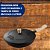 Frigideira Wok 28cm Ferro Fundido 3 Litros Cabo de Madeira e Tampa de Ferro Panela Mineira Original - Imagem 2