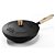 Frigideira Wok 28cm Ferro Fundido 3 Litros Cabo de Madeira e Tampa de Ferro Panela Mineira Original - Imagem 8