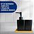 Kit de Banheiro 3 Peças em Ceramica 250ml Clean Luxo Ideal Para Lavabo e Banheiro Preto - Imagem 2