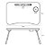 Mesa Portatil e Suporte de Notebook 60x40x27 Ideal Para Cama e Sofá Cor Bege - Imagem 8