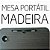 Mesa Portatil Suporte de Notebook 60x40x27 Home Office Ideal para Cama e Sofá Preto - Imagem 2