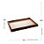 Bandeja de Madeira com Sisal e Vidro 38x24cm Ideal para Moveis, Aparado e Café Wolff Luxo - Imagem 4