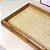 Bandeja de Madeira com Sisal e Vidro 30x17cm Decoração Ideal para Café ou Banheiro Wolff - Imagem 9