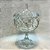 Potiche Bomboniere Com Pé Em Cristal Diamond 14x23 Baleiro Luxo Decoração Moveis - Imagem 2