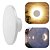 Arandela de Sobrepor Eclipse Led 6w 3000k Bivolt Ip65 Ideal Muro, Beiral Externo e Interno - Imagem 1