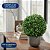 Buchinho Bola Topiara Flor Artificial 28cm Grande Luxo Premium Decoração - Imagem 5