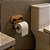 Suporte Papel Higiênico Sem Furos Metal e  Bambu Ultra Resistente e Moderno  Banheiro de Luxo - Imagem 2