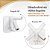 Luminaria Arandela Cabeceira e Leitura Led Interruptor + Usb e Tipo C 8w Branco quente Bivolt - Imagem 4