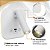 Luminaria Arandela Cabeceira e Leitura Led Interruptor + Usb e Tipo C 8w Branco quente Bivolt - Imagem 5
