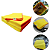 Kit Panos de Microfibra para Limpeza Automotiva 40x60 300GSM Premium Amarelo - Kits Atacado 100un - Imagem 4
