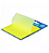 Bloco Adesivo Tili Notes 76x76mm 50 Folhas Transparente Amarelo - Imagem 2