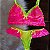 Conjunto Neon Dandara - Lingerie de Renda - Imagem 5