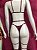 Conjunto Stela - Lingerie de renda com liga - Imagem 6