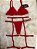 Conjunto Stela - Lingerie de renda com liga - Imagem 4