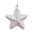 Pendente Estrela com Glitter Branco 12cm Natal - Imagem 1