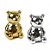 Enfeite Urso de Porcelana 7cm - Imagem 4