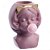 Vaso Decorativo de Resina 10cm Menina com Chiclete - Imagem 2