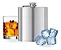 Cantil de Bolso em Inox 180ml Whisky - Imagem 3