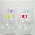 Marcador de Copos 6 Peças Silicone Oculos - Imagem 3