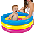 Piscina infantil inflável 66 litros 76x25cm Colorida Verão - Imagem 1