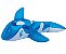Boia inflável Baleia Azul 140x80cm infantil p/ Piscina Praia - Imagem 4
