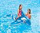 Boia inflável Baleia Azul 140x80cm infantil p/ Piscina Praia - Imagem 5