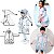 Capa de Chuva com Touca Transparente Infantil M G GG Colors - Imagem 15