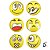 Kit c/ 2 Bolinha Emoji/Emoticon Expressões Macia Anti-Stress - Imagem 8