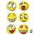 Kit c/ 2 Bolinha Emoji/Emoticon Expressões Macia Anti-Stress - Imagem 9