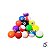 kit com 2 Bola Snooker Macia p/ Apertar e Relaxar AntiStress - Imagem 7
