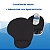 Mouse Pad preto macio com Apoio de punho pulso em silicone - Imagem 2