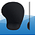 Mouse Pad preto macio com Apoio de punho pulso em silicone - Imagem 6