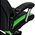 Cadeira Gamer Escritório Preto Verde Giratória 360 V6 Turbo - Imagem 10
