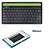 Teclado Bluetooth Mini Compacto Tablet Celular Sem Fio Preto - Imagem 1