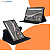 Kit Capa com Teclado p/ Tablet Galaxy Tab A9 Plus + Película + Caneta + Luva - Imagem 5
