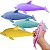 Brinquedo Anti Stress Golfinho de Apertar Relaxante ArtBrink - Imagem 1