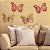 Borboletas Brilhantes Douradas Kit com 8 Peças Decorativas - Imagem 8