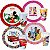 Kit Refeição Infantil de Personagens C/ 3 Peças Prato + Copo - Imagem 17