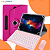 Capa Giratória + Teclado TouchPad + Caneta Touch p/Tablet Pritom 8 Polegadas - Imagem 9