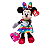 Kit Ursinho Pelúcia Minnie Mouse + Dado chaveiro - Imagem 1